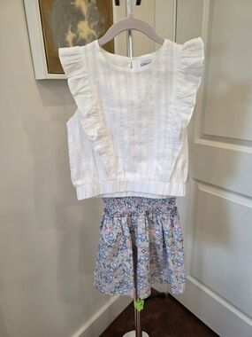 NEW Pleat Ruffle Shirt & Skirt 8